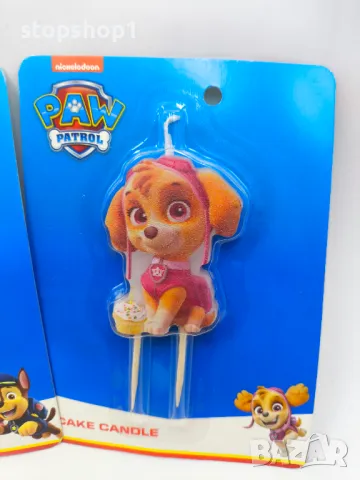 Paw patrol свещ рожден ден happy birthday , снимка 3 - Декорация за дома - 49259298