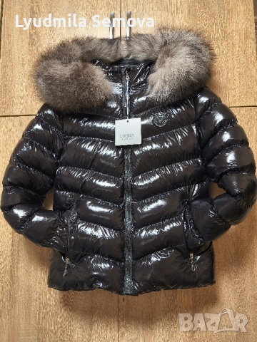 Дамско яке с естествен косъм 