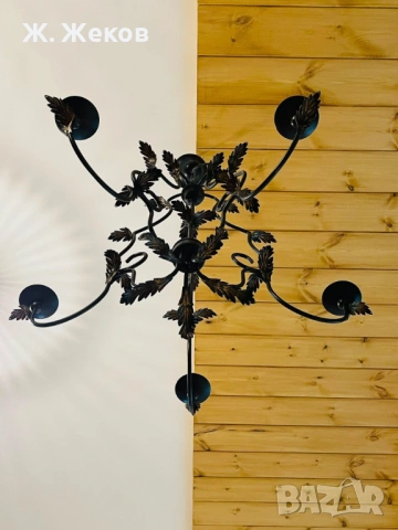 Уникален винтидж полилей, снимка 3 - Полилеи - 54014646