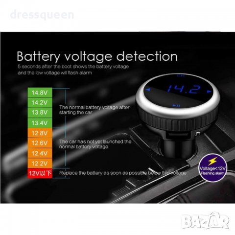 20082 Трансмитер със сензорен дисплей и волтметър, снимка 4 - Аксесоари и консумативи - 37292838