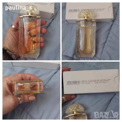 5 броя Lalique Дамски Amethyst, Amethyst exquise, Perles, Lalique Le Parfum, Satin / 100ml EDP , снимка 10 - Дамски парфюми - 35282571