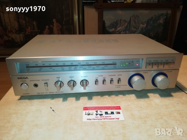 WEGA R350SH 350watt receiver-made in west germany 1509211958, снимка 5 - Ресийвъри, усилватели, смесителни пултове - 34145809