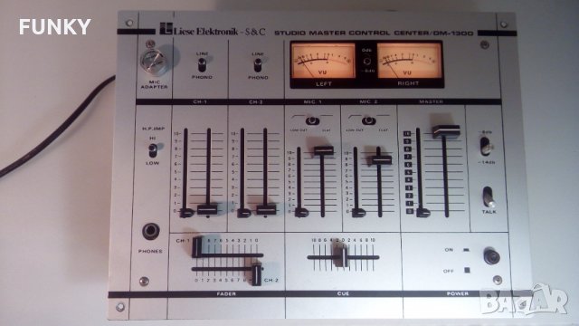 Liese Elektronik-S&C Studio Master Control Center DM-1300, снимка 3 - Ресийвъри, усилватели, смесителни пултове - 34386954