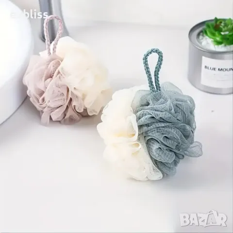 Мрежеста гъба за баня двуцветна