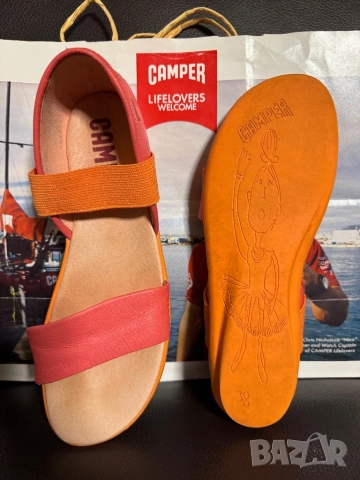 Camper сандали, 38 номер, снимка 6 - Дамски ежедневни обувки - 51704970