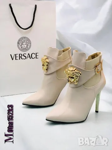 дамски боти на ток versace , снимка 1 - Дамски боти - 49220825