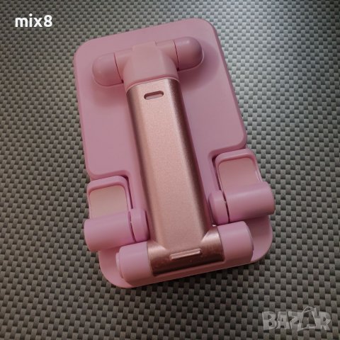 Регулируема стойка за смартфон с огледало, снимка 7 - Селфи стикове, аксесоари - 39323918