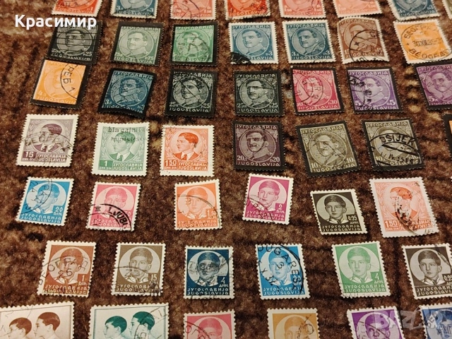 Крал Александър Караджорджевич и Петър. ПОЩЕНСКИ марки, снимка 5 - Филателия - 52921186