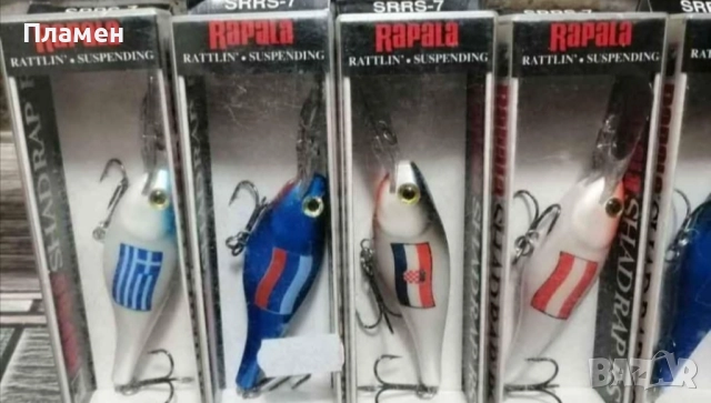 Воблер Rapala SRRS-7 World Колекционер щука сом бяла, снимка 2 - Стръв и захранки - 52901358