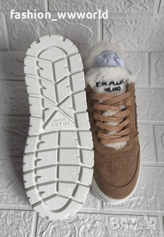 зимни дамски кецове Prada 36 реплика, снимка 6 - Кецове - 52541843