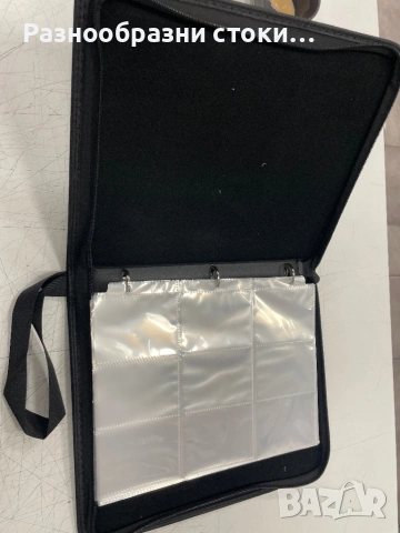 Луксозен класьор (албум) за карти – с цип и 3 ринга, снимка 2 - Други стоки за дома - 53379004