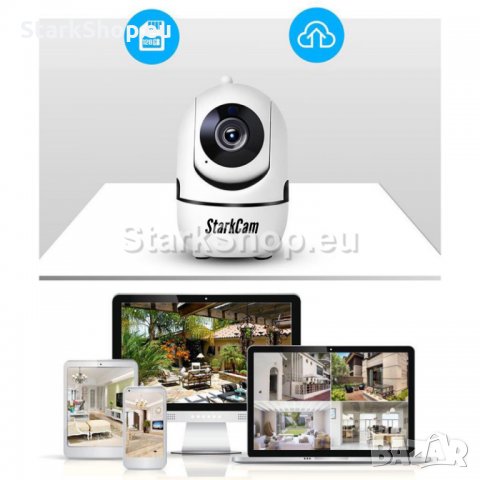  Безжична FullHD WiFi камера – RoboCam 360, снимка 4 - Камери - 30515551