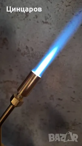 Комплект горелка с мап газ 3100 градуса Целзий, поти тигел кварц за топене до 1700 градуса Целзий , снимка 5 - Други инструменти - 48122349