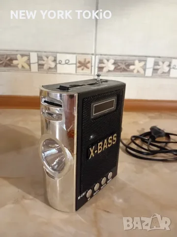РАДИО СЪС ВГРАДЕН АКУМУЛАТОР И С БАТЕРИИ АА.1.5 VOLT, снимка 13 - Радиокасетофони, транзистори - 55851862