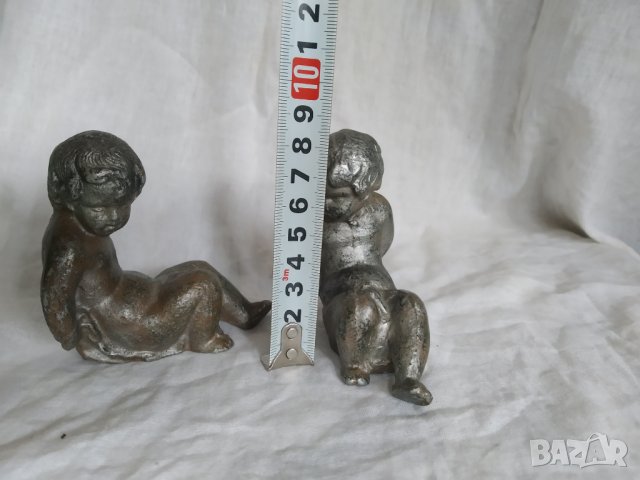 три метални статуетки, снимка 2 - Антикварни и старинни предмети - 34909696