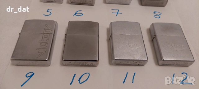 Лот от 12 запалки Zippo, снимка 4 - Запалки - 54114909