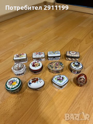 12 порцеланови кутийки