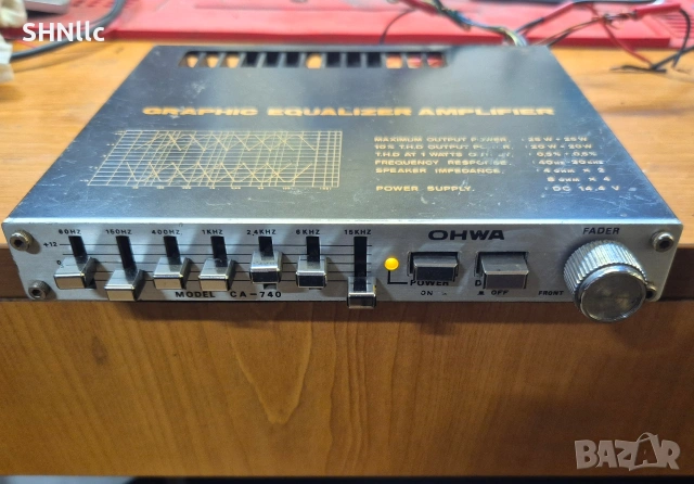 OHWA model CA-740 еквалайзер - усилвател, снимка 5 - Еквалайзери - 53273245