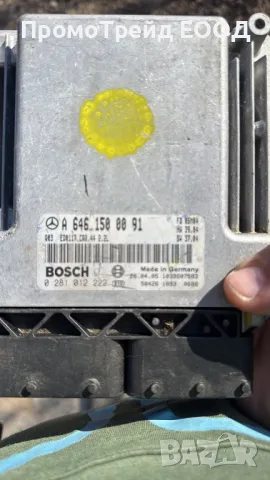 Компютър двигател мотор Мерцедес ОМ646 ECU Mercedes A6461500091 0281012222 6461500091 CR3.44, снимка 2 - Части - 49430162