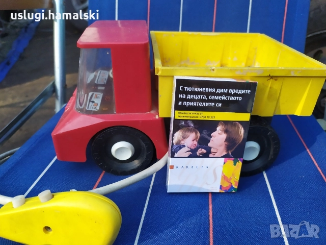 Стара руска играчка/камион, снимка 3 - Антикварни и старинни предмети - 52792845
