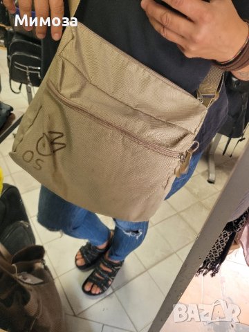 MANDARINA DUCK текстилна чанта, платнена,бежева, снимка 14 - Чанти - 42327439