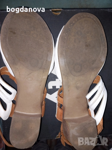 Летни сандали от естествена кожа, номер 40, снимка 6 - Сандали - 53985561