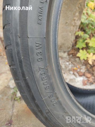 Летни гуми 205/50/17, снимка 4 - Гуми и джанти - 42756163