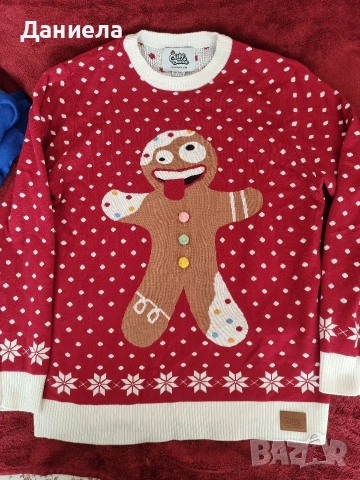 Маркови мъжки коледни пуловери/блузи Л/ХЛ, снимка 10 - Спортни дрехи, екипи - 52736301