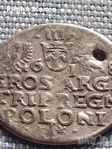 Сребърна монета 3 гроша 1618г. Сигизмунд трети Полша 28452, снимка 9 - Нумизматика и бонистика - 42900195
