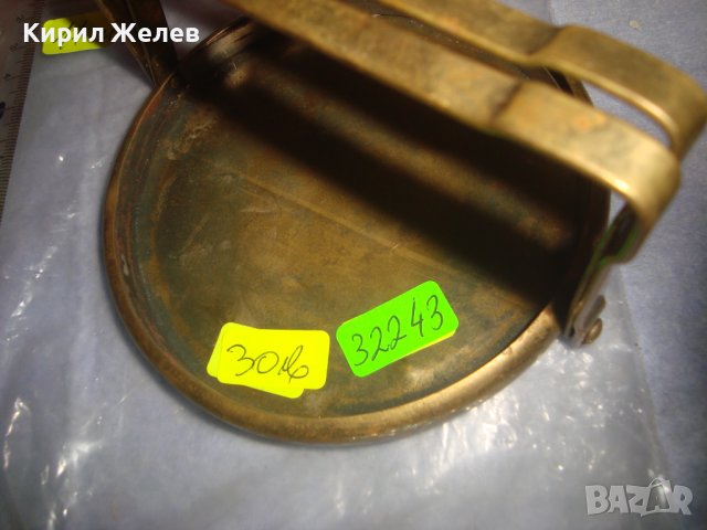 СТАРА АСТРОЛОГИЧНО ОРНАМЕНТИРАНА БРОНЗОВА ДЕКОРАТИВНА ЧИНИЙКА ЗОДИЯ ТЕЛЕЦ МАЙСТОРСКА РАБОТА 32243, снимка 9 - Антикварни и старинни предмети - 38258093