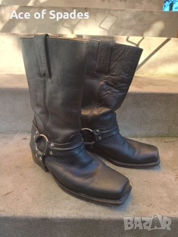 N42 Мъжки Рокерски Каубойски Ботуши, снимка 2 - Мъжки ботуши - 52402407