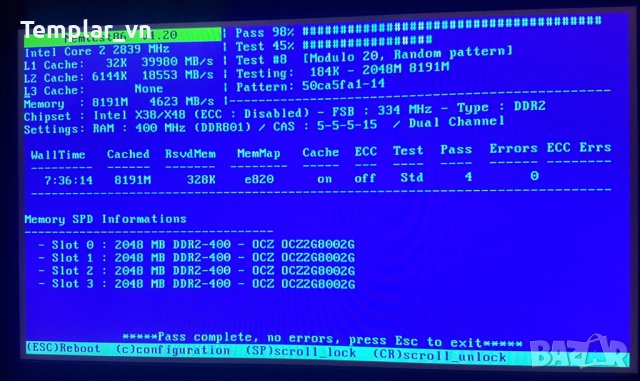 Mushkin Silverline 2x2 DDR2 800 at 1062 / KINGMAX 2x2 800 at 1014 / ultra binned ICs // OCZ GOLD 4x2, снимка 7 - RAM памет - 36964485