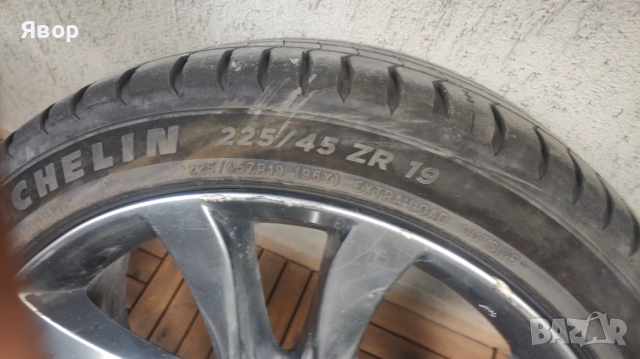 Оригинални джанти 19" Мазда 6, CX 3, CX 5, CX 9 с перфектни летни Michelin Pilot Sport 5 DOT: 3622, снимка 11 - Гуми и джанти - 52423171