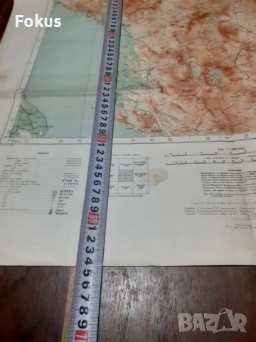 Стара карта на Европа, снимка 7 - Антикварни и старинни предмети - 53281943
