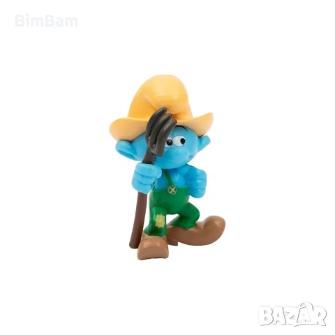 Комплект фигурки The Smurfs Смърфове Giochi Preziosi - 6 бр., снимка 6 - Фигурки - 53221239