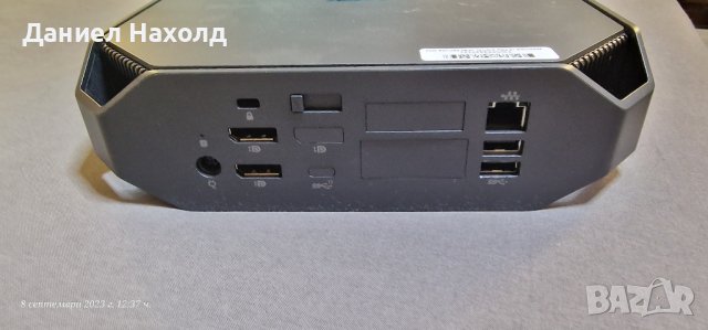 HP Z2 Mini G4 Workstation, i5-8600, 16GB RAM, 256GB SSD, снимка 3 - Работни компютри - 42121287