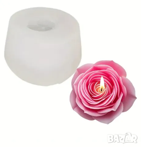 Молд роза 4,8 см (18)