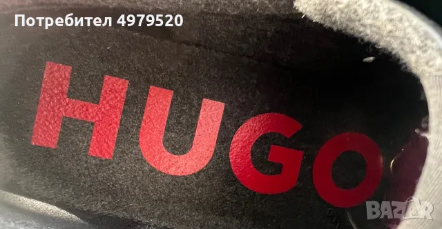 HUGO зимни кожени обувки, снимка 2 - Ежедневни обувки - 56514684