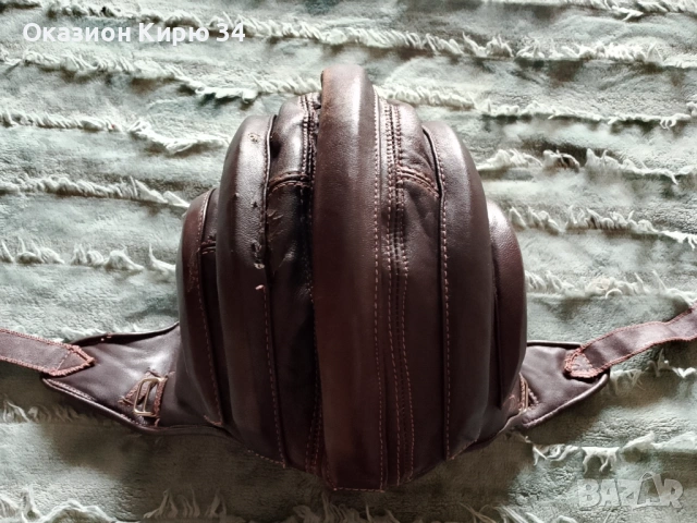 Кожено парашутистко боне Тройка кебапчета, снимка 5 - Шапки - 54230152