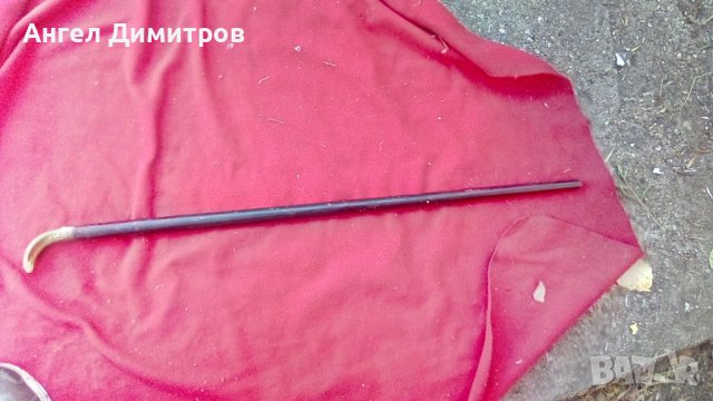 Страхотен дървен бастун с глава на кобра, снимка 4 - Антикварни и старинни предмети - 42057637