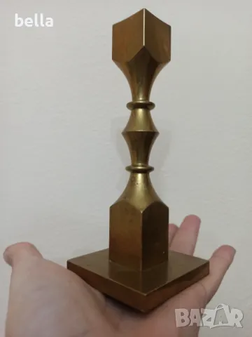 РЯДЪК КОЛЕКЦИОНЕРСКИ БРОНЗОВ СВЕЩНИК GUSUM , снимка 3 - Антикварни и старинни предмети - 50405724