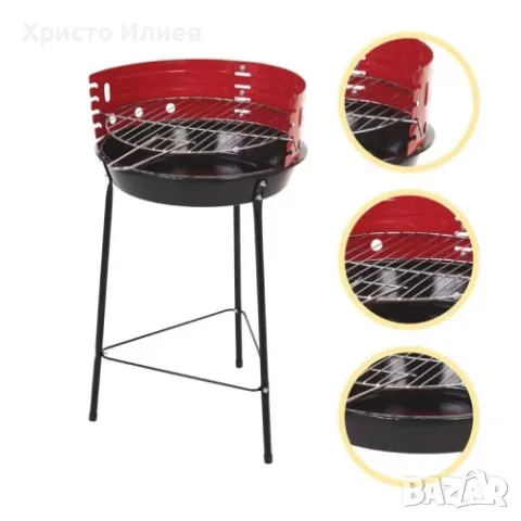 Барбекю на дървени въглища преносимо Landmann, снимка 6 - Барбекюта - 49084039