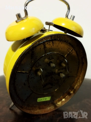 Стар анимиран будилник, настолен часовник, снимка 5 - Антикварни и старинни предмети - 53943060
