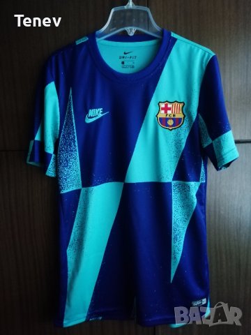 Barcelona Nike Pre-Match Cabana/Deep Royal Blue оригинална тениска фланелка Барселона
