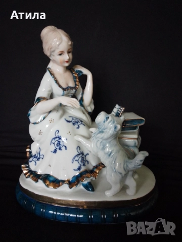 порцеланова фигурка статуетка 22 см, снимка 4 - Статуетки - 52919947