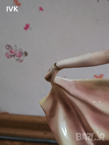 Немска антикварна фигура Hertwig & Co. Katzhütte , снимка 7 - Колекции - 52789131