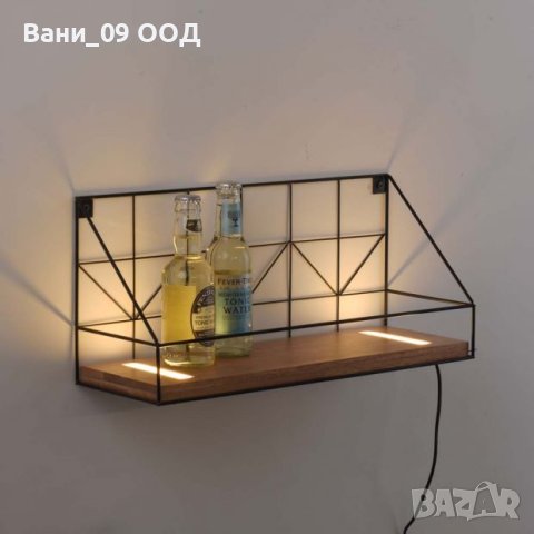 Луксозна етажерка с LED осветление, снимка 2 - Лед осветление - 42861670