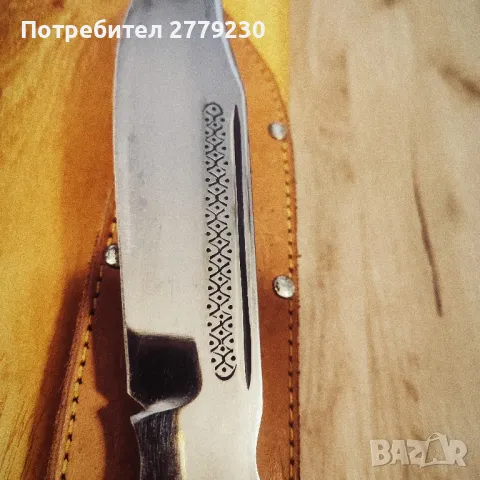 Ловен масивен нож ръчна изработка Нов!, снимка 11 - Ножове - 49966935