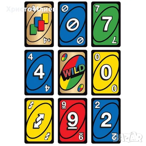 Карти за игра UNO Mattel Оригинални Уно, снимка 6 - Карти за игра - 49374958