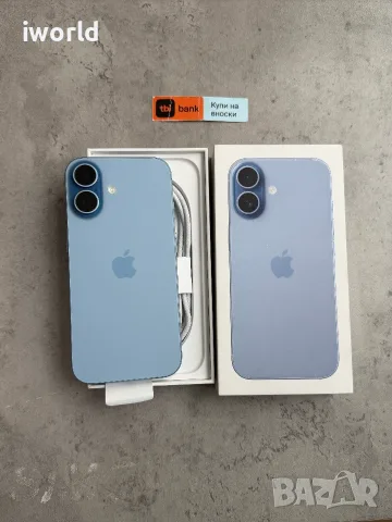 ГАРАНЦИЯ❗️iPhone 17 29€/мес 256GB Mist Blue КАТО НОВ❗️син 